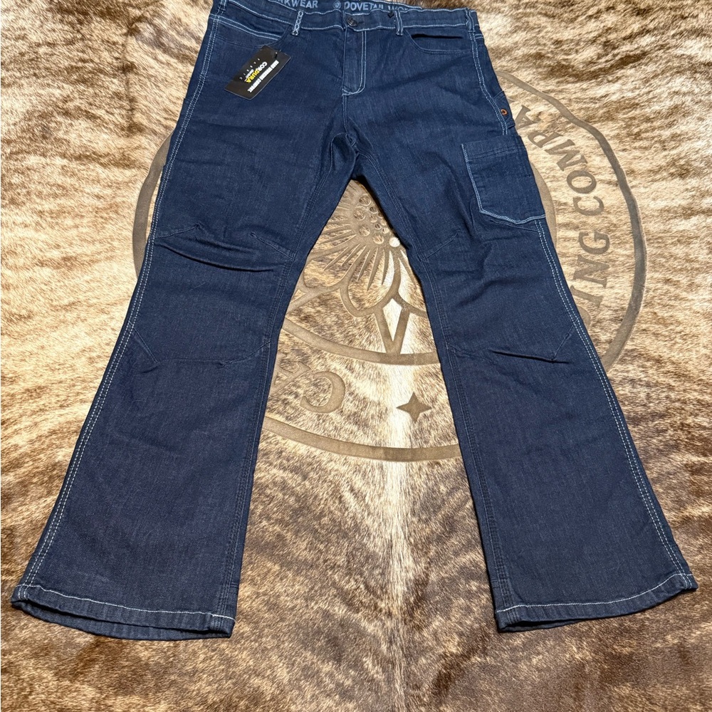 Women’s Dovetail Workwear Bootcut Jeans size 18 Tall